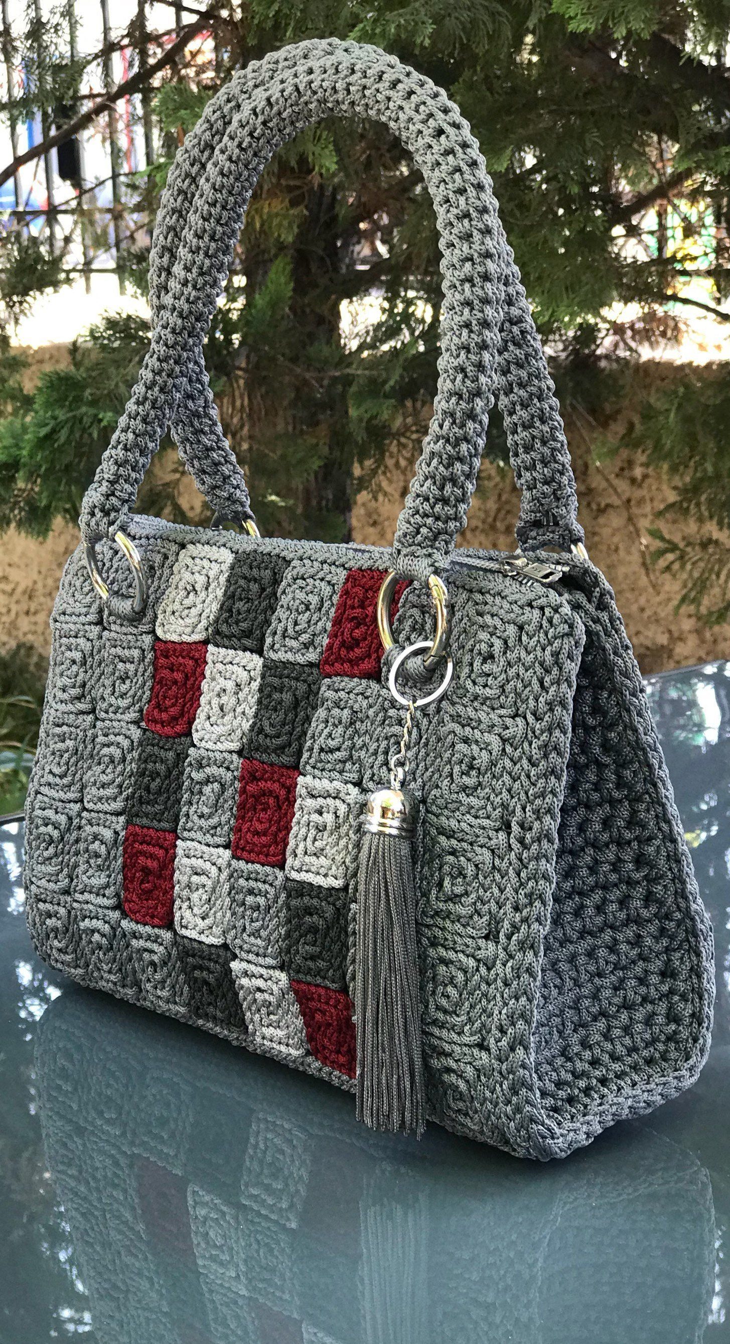 60+ Daily Useful and Cool Crochet Bag Pattern Ideas - Page 17 of 60